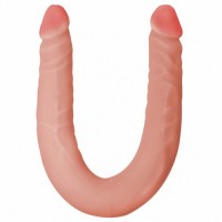 Двусторонний фаллоимитатор с хребтом Sensual Instinct 44 см