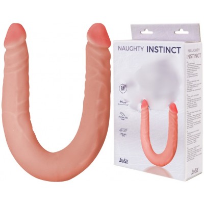 Двусторонний фаллоимитатор Naughty Instinct Двусторонний фаллоимитатор Naughty Instinct