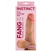 Реалистичный фаллоимитатор на присоске Instinct Fang 15 см