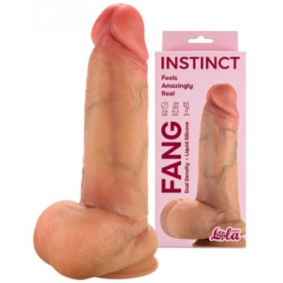 Реалистичный фаллоимитатор на присоске Instinct Fang 15 см