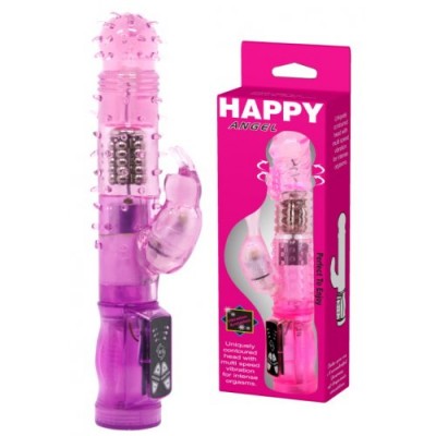 Вибратор Hi-Tech с ротацией Chirpy Rabbit