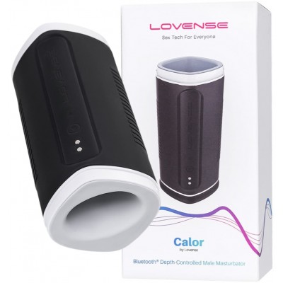 Смарт-мастурбатор с вибрацией и функцией нагрева Lovense Calor