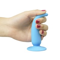 Анальная пробка голубая  Lure Me