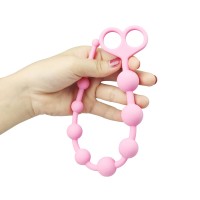 Анальная цепочка розовая Psyche’s Premium Anal Beads