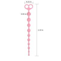 Анальная цепочка розовая Psyche’s Premium Anal Beads
