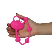 Анальная цепочка розовая Silicone Frog Anal Beads-Pink Анальная цепочка розовая Silicone Frog Anal Beads-Pink