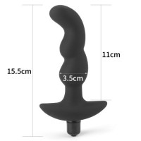 Анальный вибро-массажер Silicone Fantasy Pull Plug