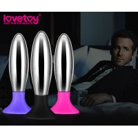 Анальная пробка Bobby серебристо-пурпурная Анальная пробка Bobby серебристо-пурпурная