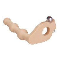 Насадка для двойного проникновения с вибрацией The Ultra Soft Bead 15 см