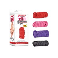 Пурпурная веревка для бондажа Fetish Bondage Rope 10 метров