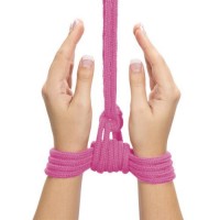 Розовая веревка для бондажа Fetish Bondage Rope 10 метров