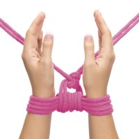 Розовая веревка для бондажа Fetish Bondage Rope 10 метров