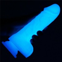 Светящийся в темноте фаллос на присоске Lumino Play Dildo 19 см