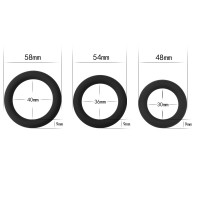 Набор из 3 эрекционных колец Power Plus Soft Silicone Snug Ring Набор из 3 эрекционных колец Power Plus Soft Silicone Snug Ring