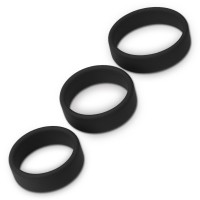 Набор из 3 плоских эрекционных колец Power Plus Soft Silicone Pro Ring