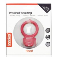 Виброкольцо красное Power Clit Silicone Cockring