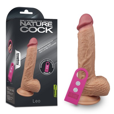 Вибратор на присоске с голосовым управлением Dual-layered Silicone Vibrating Nature Cock "Leo" Вибратор на присоске с голосовым управлением Dual-layered Silicone Vibrating Nature Cock "Leo"