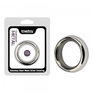 Эрекционное кольцо Stainless Steel Metal Silver Cockring 1.5''
