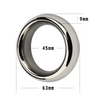 Эрекционное кольцо Stainless Steel Metal Silver Cockring 1.75''