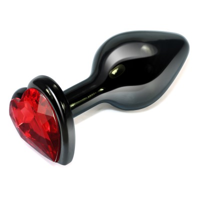 Анальная пробка Rosebud Heart Metal Plug(Red) S Анальная пробка Rosebud Heart Metal Plug(Red) S