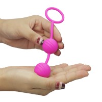 Вагинальные шарики Kegel ball розовые Вагинальные шарики Kegel ball розовые