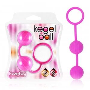Розовые вагинальные шарики Kegel ball