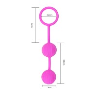 Розовые вагинальные шарики Kegel ball