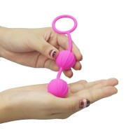 Розовые вагинальные шарики Kegel ball