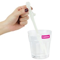 Трубочки светящиеся в темноте Glow in the Dark Willy Straws 9 шт