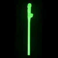 Трубочки для коктейлей Penis Straws светящиеся в темноте 10 шт
