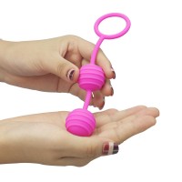 Шарики вагинальные Kegel ball розовые
