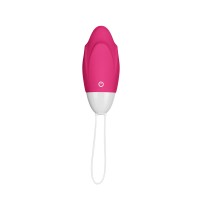 Розовое вибро-стимулятор яйцо с беспроводным пультом IJOY Remote Control Egg