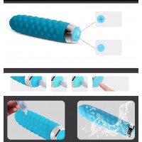 Перезаряжаемый голубой вибро-стимулятор WOMANIZER