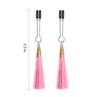 Зажимы для сосков Glamor Tassel Nipple Clamp Pink