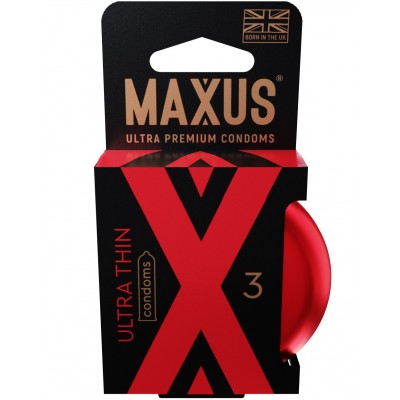 Презервативы Maxus Ultra thin ультратонкие в металлическом кейсе 3 шт
