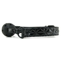 Силиконовый черный кляп Ball Gag 4,6 см