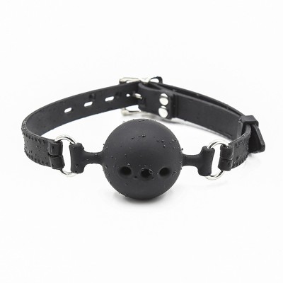 Силиконовый кляп 4,5 см черный