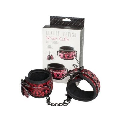 Наручники Ankles Cuffs регулируемые красные