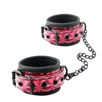 Наручники Ankles Cuffs регулируемые красные