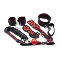 Леопардовый набор Bondage kits-Red Leopard Line Леопардовый набор Bondage kits-Red Leopard Line