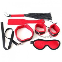 Набор из 5 игрушек Bondage kits-Red Leopard Line