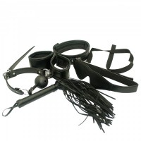 Набор из 6 игрушек Bondage kits-Black Kink Line