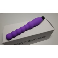 Вибратор анально-вагинальный фиолетовый