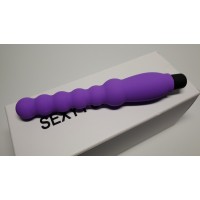 Вибратор анально-вагинальный фиолетовый
