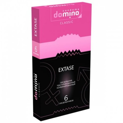 Презервативы точечно-рифленые Domino Classic Extase 6 шт Презервативы точечно-рифленые Domino Classic Extase 6 шт