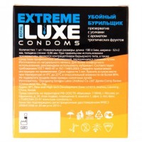 Презерватив Luxe Extreme Убойный Бурильщик с ароматом тропических фруктов Презерватив Luxe Extreme Убойный Бурильщик с ароматом тропических фруктов