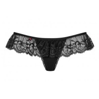 Соблазнительные черные стринги L/XL