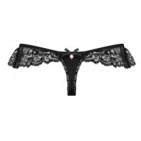 Соблазнительные черные стринги L/XL