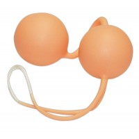 Шарики вагинальные суперкожа Love Balls телесные