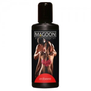 Возбуждающее массажное масло Magoon Strawberry 50 мл